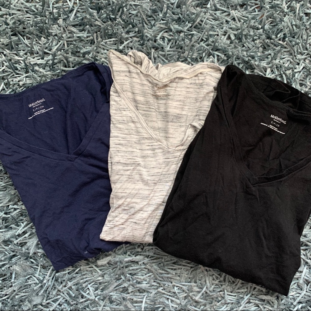 Basic maternity V-Neck t-shirts - 3